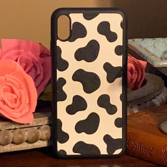 Cow Print IPhone XS 10 Max IPhone Case - Picture 1 of 7